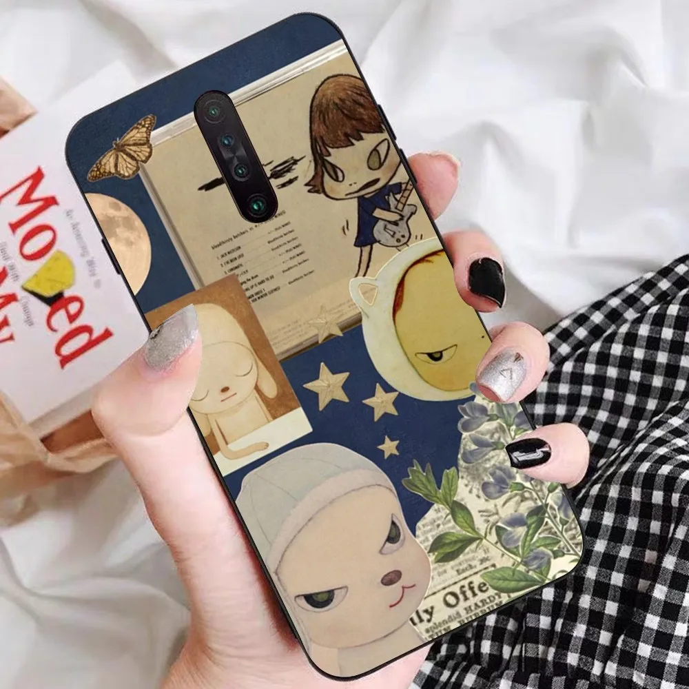 Y-Yoshitomo Girl NaraS Phone Case For Redmi 5 6 7 8 9 10 plus pro 6 7 8 9 A GO K20 K30 K40 pro plus F3 Fundas