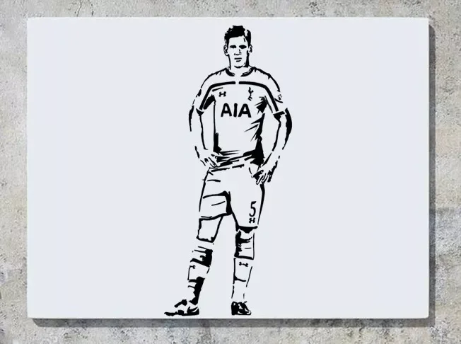 

Jan Vertonghen Football Player footballer Wall Sticker Decor Decal self-adhesive Removable