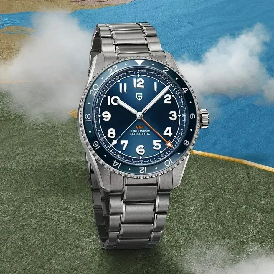 PAGANI DESIGN 2025 New NH34 Men's Automatic Mechanical Watch GMT