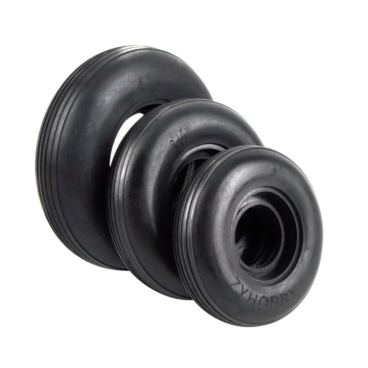1 piece 3/3.5/4/4.5 inch Rubber PU Wheel Tire for RC Airplane Models