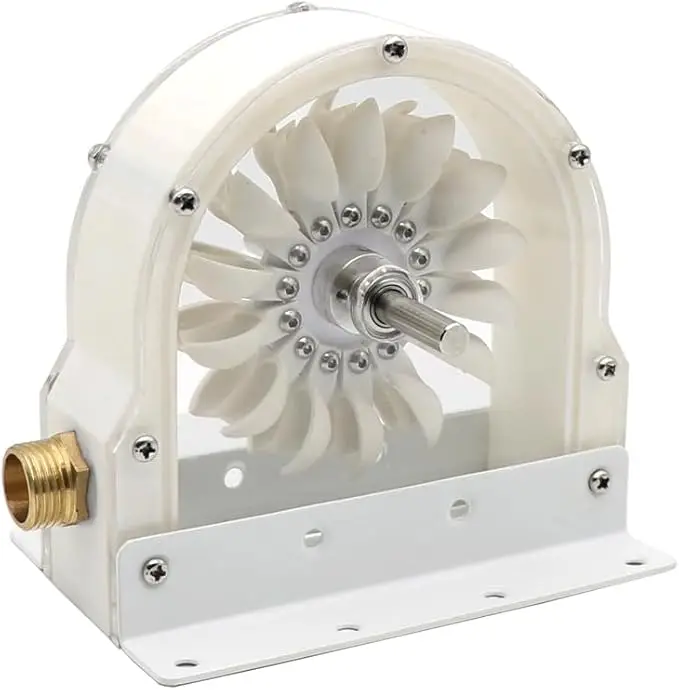 High Efficiency Pelton Water Turbine Impact Water Wheel Bucket Wheel Multi-purpose DIY Water Generator