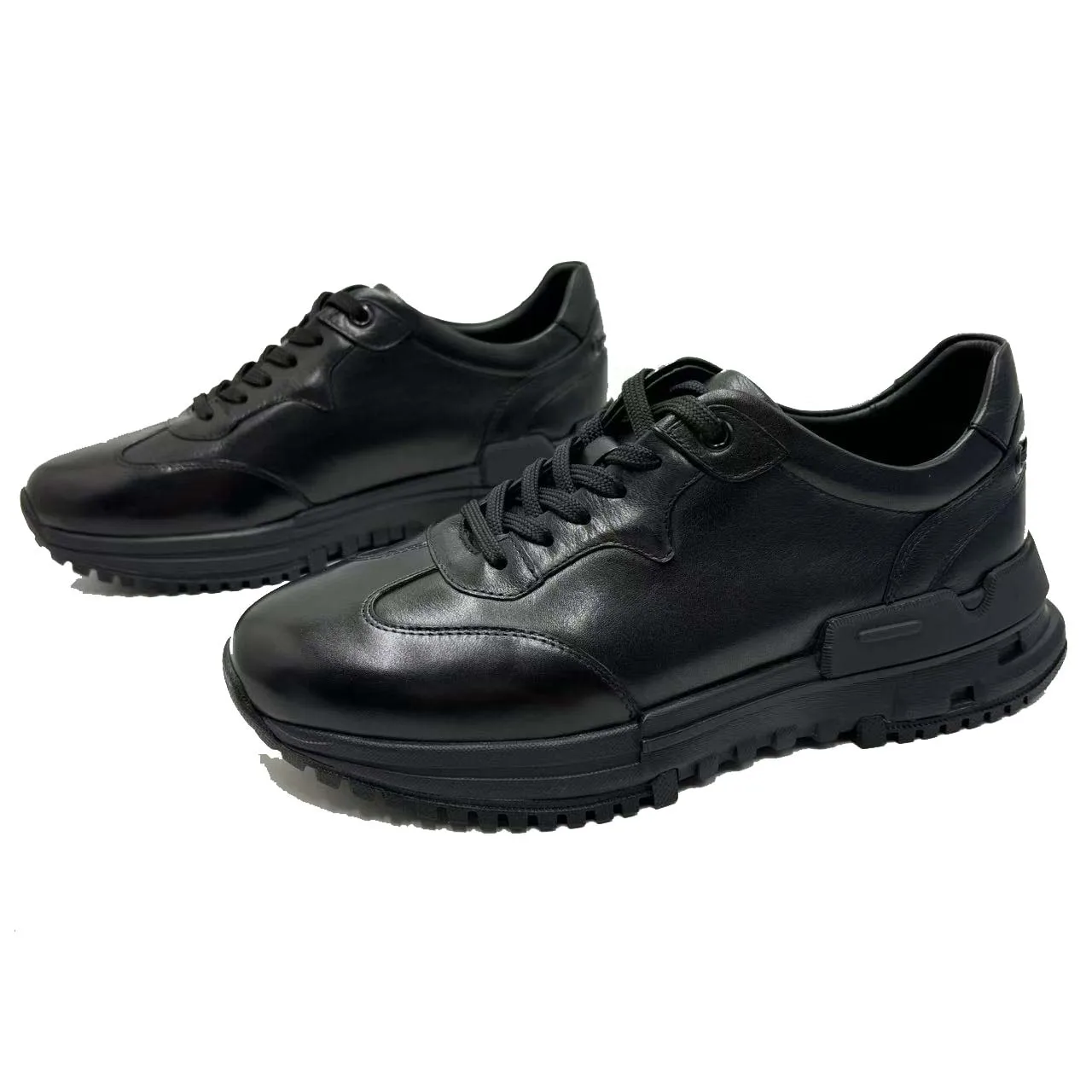 

Новые повседневные мужские туфли из натуральной кожи с круглым носком, удобные, модные, на шнуровке, в стиле кэжуал.