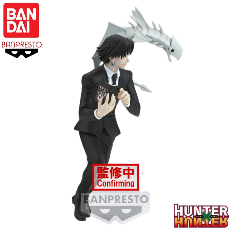 

В наличии Bandai Original Hunter Hunter Brigade Leader Chrollo Lucilfer Коллекционные украшения Фигурка Модель Гараж