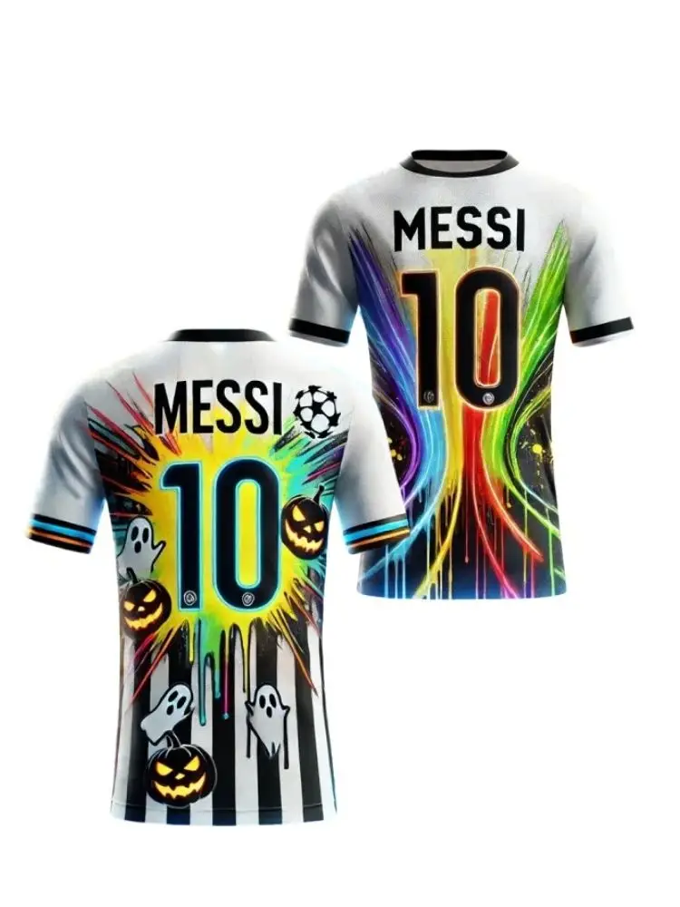 

Мужской трикотаж на тему Хэллоуина с 3D принтом тыквы и призрака, тренировочный трикотаж, дышащий, впитывающий пот, для бега с короткими рукавами