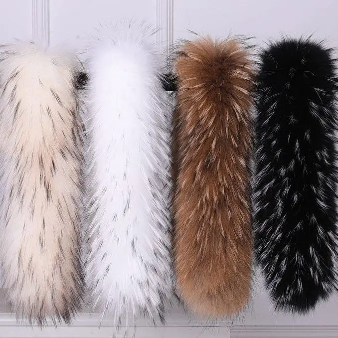 

Super large fur collar imitation fox fur pie over down coat general raccoon fur collar cap bar general large fur collar sewing