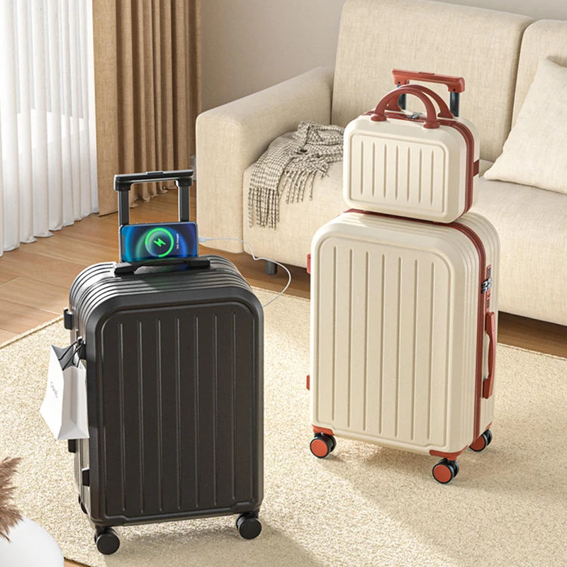 Luggage new small fresh suitcase boarding trolley box Simple male and female students password box