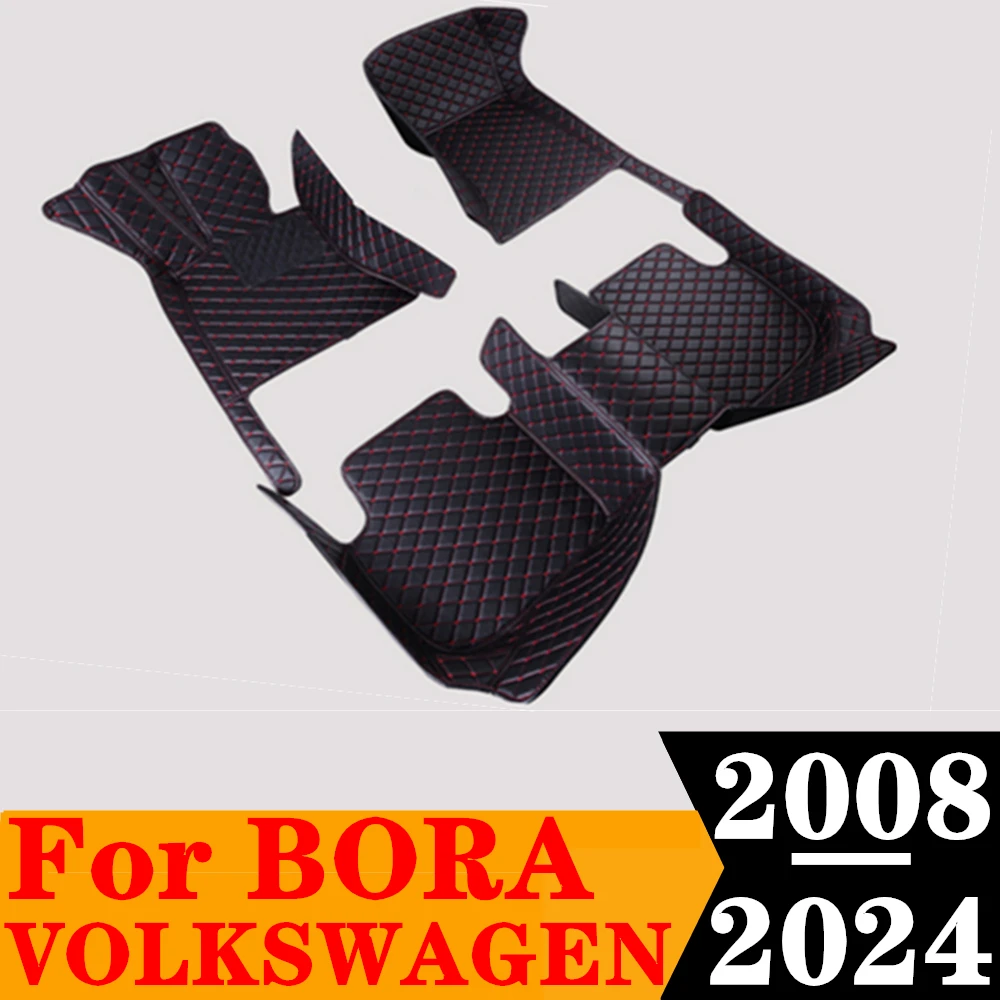 

Автомобильные коврики для Volkswagen VW Bora 2024, 23, 2022, 2021, 20, 2019, 2018, 2017-2008, подходят под заказ, напольный коврик, автомобильные накладки на ножки, коврик