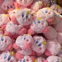 Wholesale Kirbys Anime Plush School Bag Small Pendant Keychain Stuffed Cartoon 9cm Doll Birthday Cake Decorative Accessories