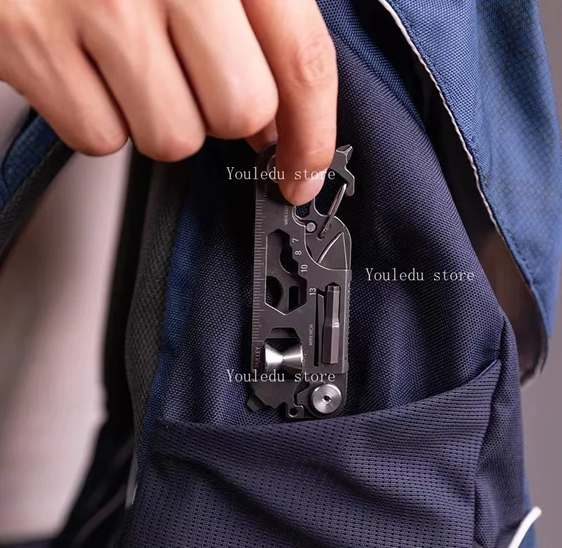 30 In 1 Multifunction Fold Knife FOR SOS Fold Knife Corkscrew Wrench Sleeve Pocke Tool Mini Gear Hand Tool