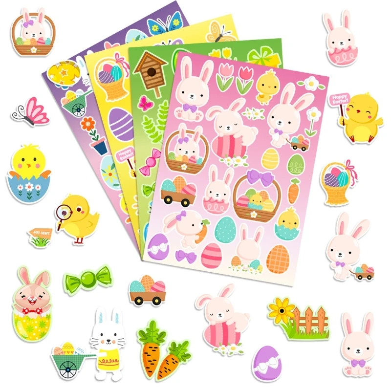 

96/144Pcs Cartoon Decorative Sticker Scrapbooking Journal Wrapping Label Sticker for Seal Envelope Card Packaging D2RC