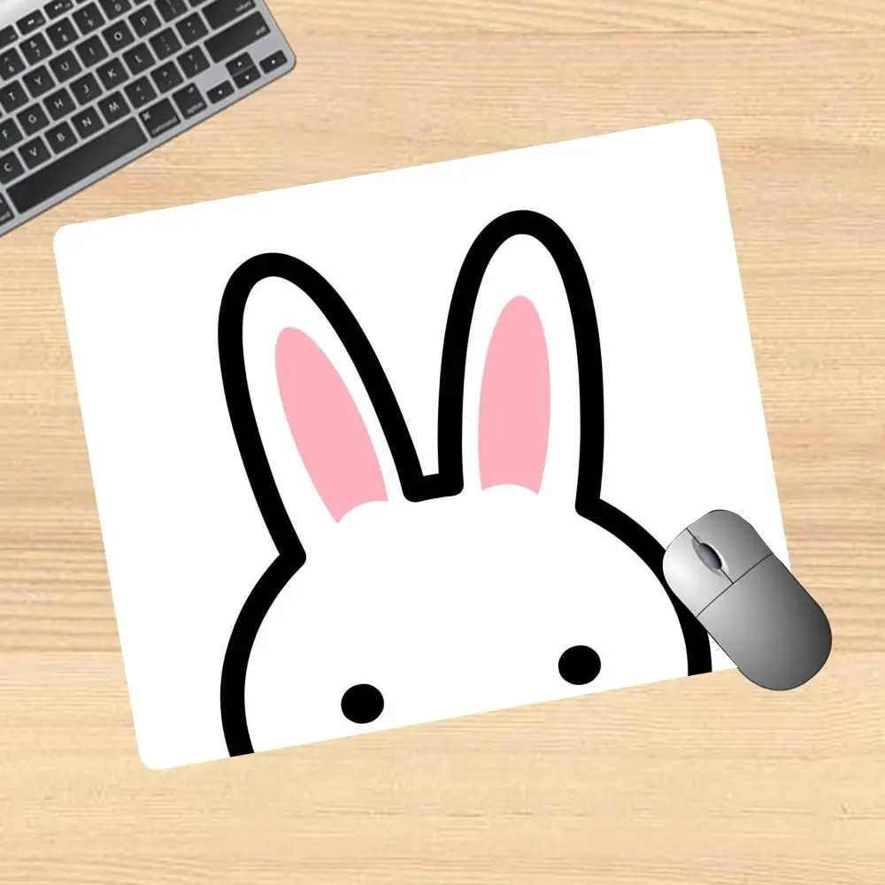 

Cartoon Rabbit Mouse Pad Mouse Pad For Small Size Gaming Mouse Pad Gamer Company Keyboard Mouse Mats Carpet Computer Desk Mats