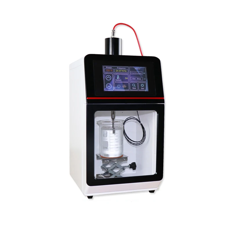 

New Type All-in-One 1000W WX-1000ZXL Ultrasonic Processor Cell Disrupter 0.1-1200ml CE ISO