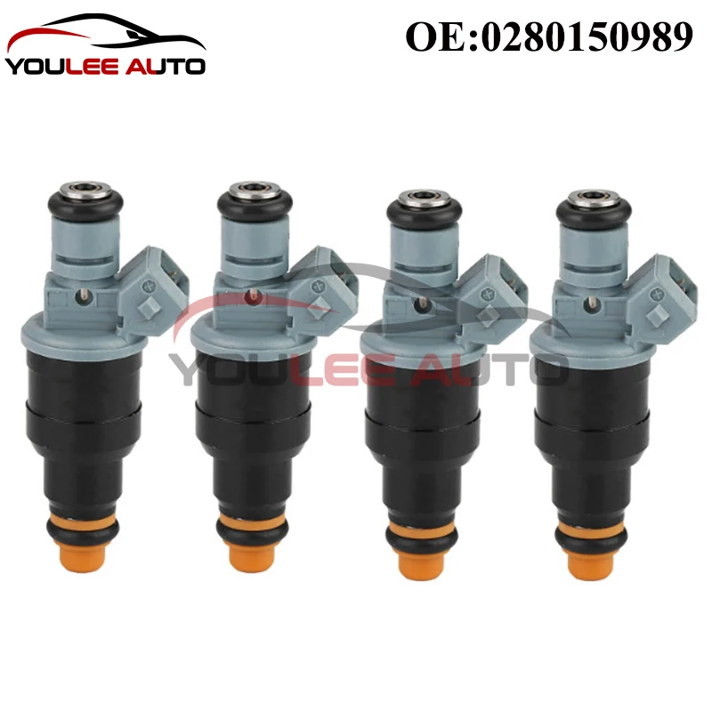 4 Uds 0280150989 boquilla de inyectores de combustible para Volkswagen Golf III 1,8 2,0 Fiat Tempra 2,0 Ford Galaxy 2,0 accesorios de coche