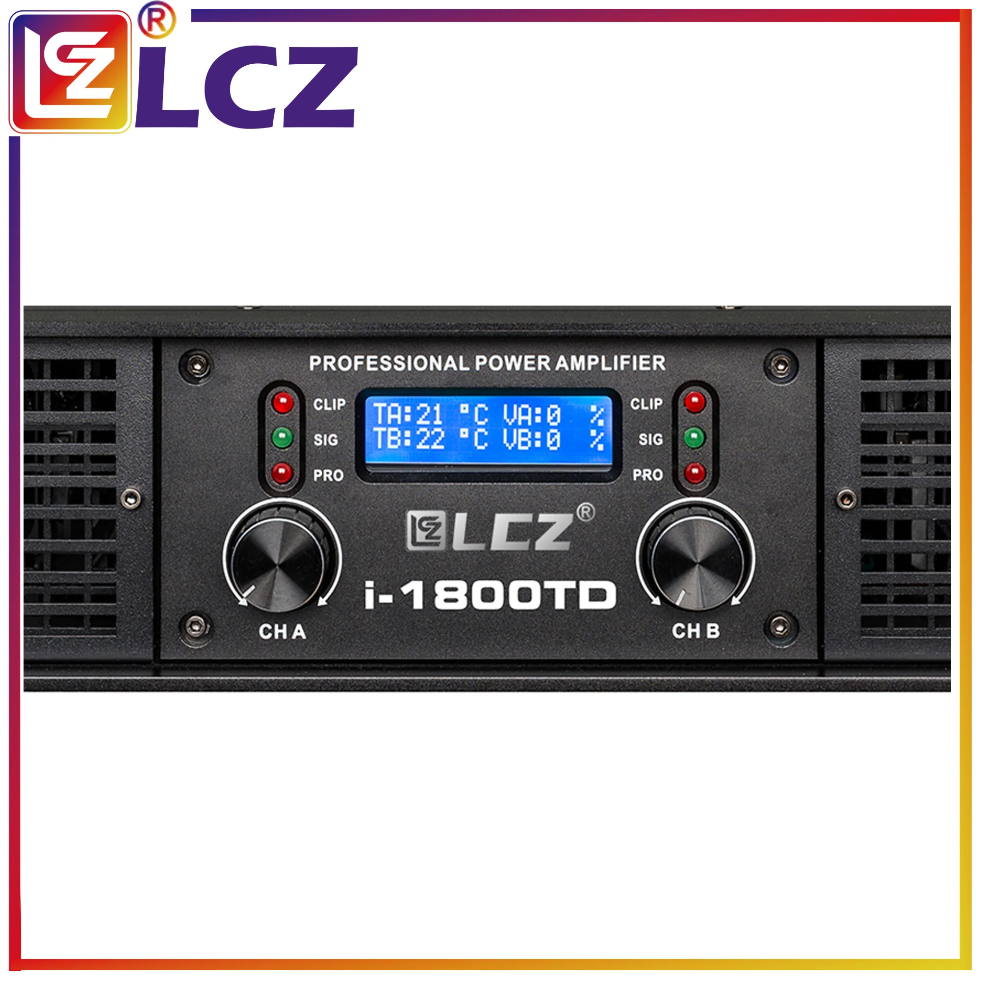 LCZ I-1800xs Stereo Sound Power Amplifier Stage Professional 2 x1800watt per Subswoofer Amp amplificatore Line Array potenti amplificatori