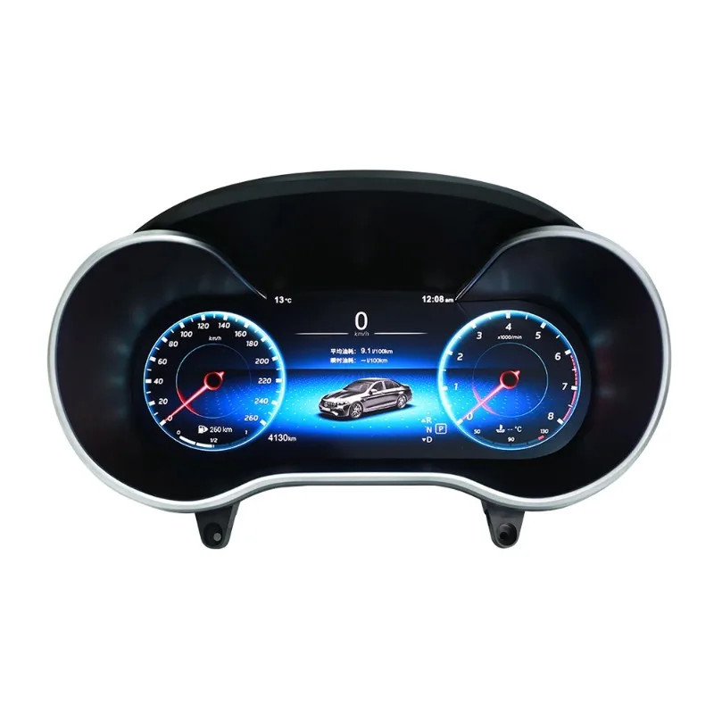 

12,3-дюймовый обновленный измеритель скорости для C GLC класса W205 W253, автомобильный ЖК-дисплей, приборная панель, цифровой кластер, приборная панель Linux, ЖК-дисплей, приборная панель