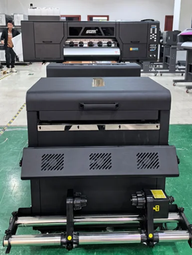 I3200A1 two heads A1 pet flim DTF printer automatic capping system intelligent heating system pigment ink supply st-602 plotter