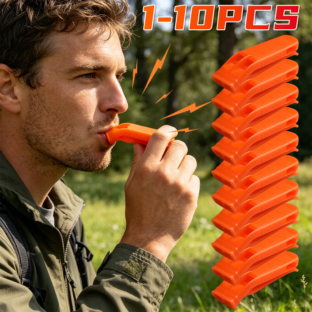 

1-50PCS Outdoor Survival Whistle Camping Hiking Kayak Scuba Diving Rescue Emergency Safety Whistle For Football Basketball Match