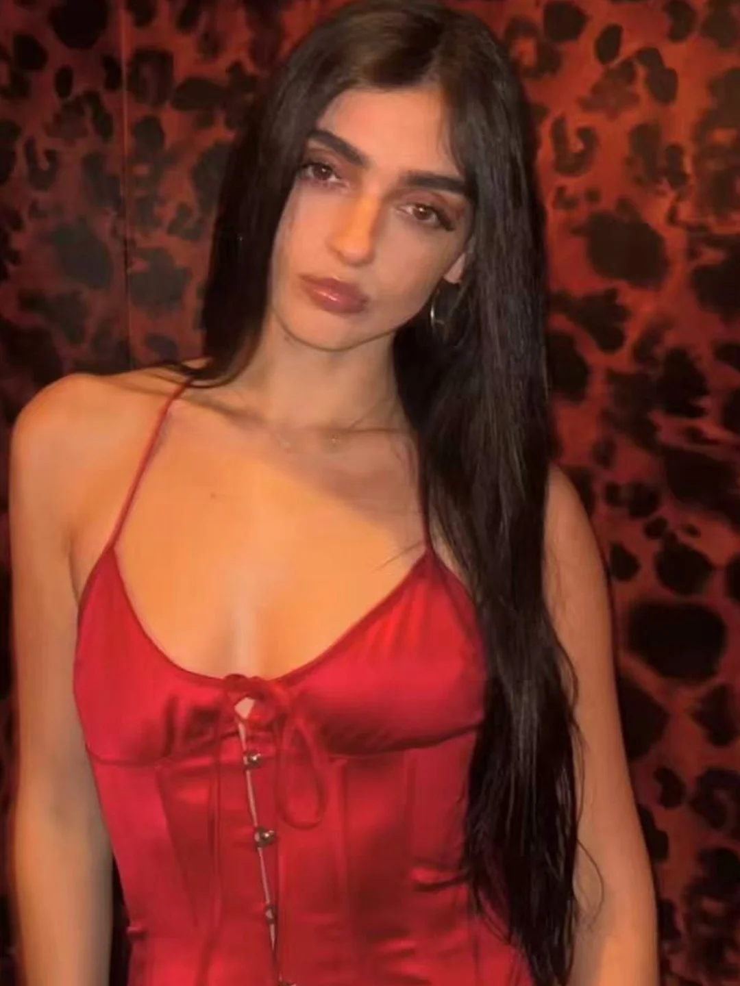 Sexy Spicy Girl Fishbone Silk Satin Bralette V-neck Strap Waist Slimming Short Crop Top Belly Baring Summer Women's Vest