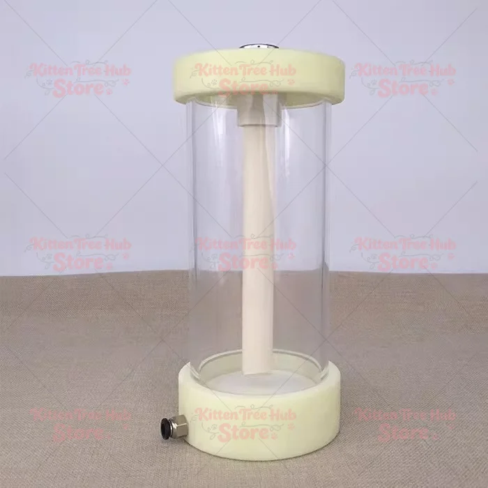 Plexiglass, Supply Bucket, with Fluidization Plate and  Pump