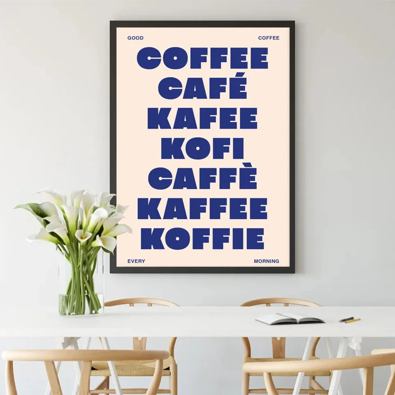 Vintage Food  Poster Food Text  Art Vintage Restaurant Canvas Printing Poster Wall  Art Decoration Painting Home Room Decoration