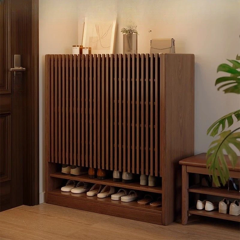 

cabinet integrated against the wall, indoor large capacity multi-storey corridor outside the elevator entrance