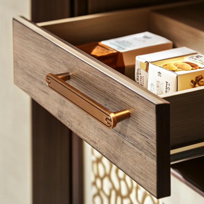 

Drawer cabinet door handle, antique furniture wardrobe door handle, antique copper color