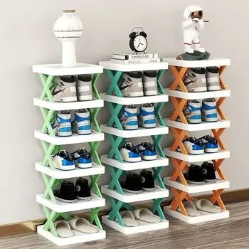 Image New Shoes Racks Storage Organizer Detachable Shoe Racks Saves Family Household Rack Multi Layer Simple Shoes Shelf Color Cabinet