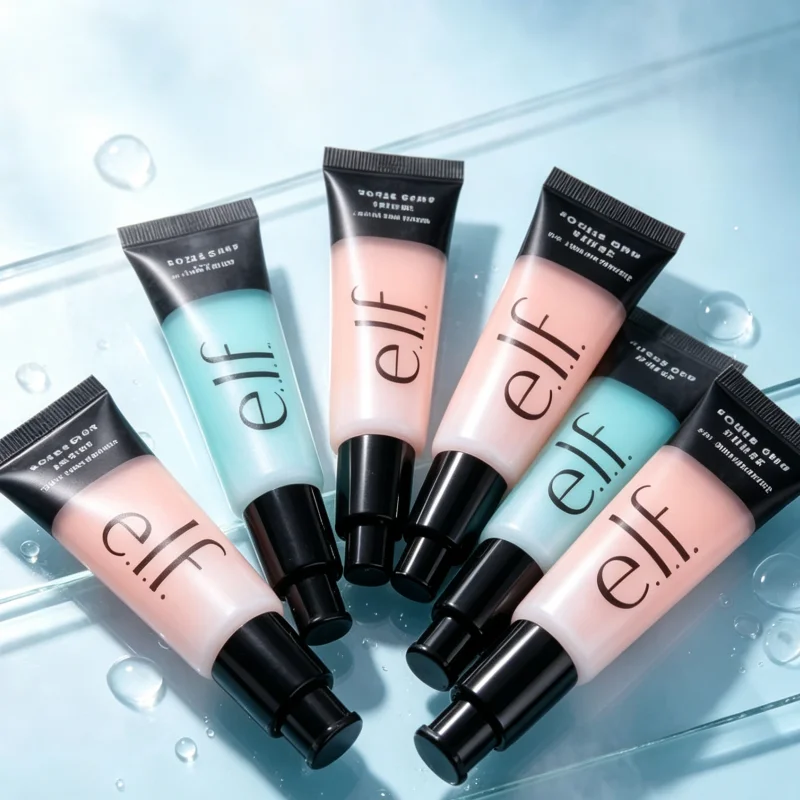 Popular Brand ELF Makeup Primer Ice Cream Pore-Blurring Base Cream Lip Gloss Tinted Repair Transparent Gel Power Grip Primer