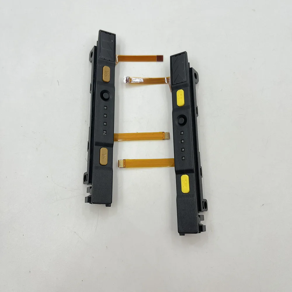 1 زوج استبدال ل Joy con اليسار اليمين المنزلق السكك الحديدية ث/SL SR زر للتبديل Joycon تحكم إصلاح ث/الكابلات المرنة