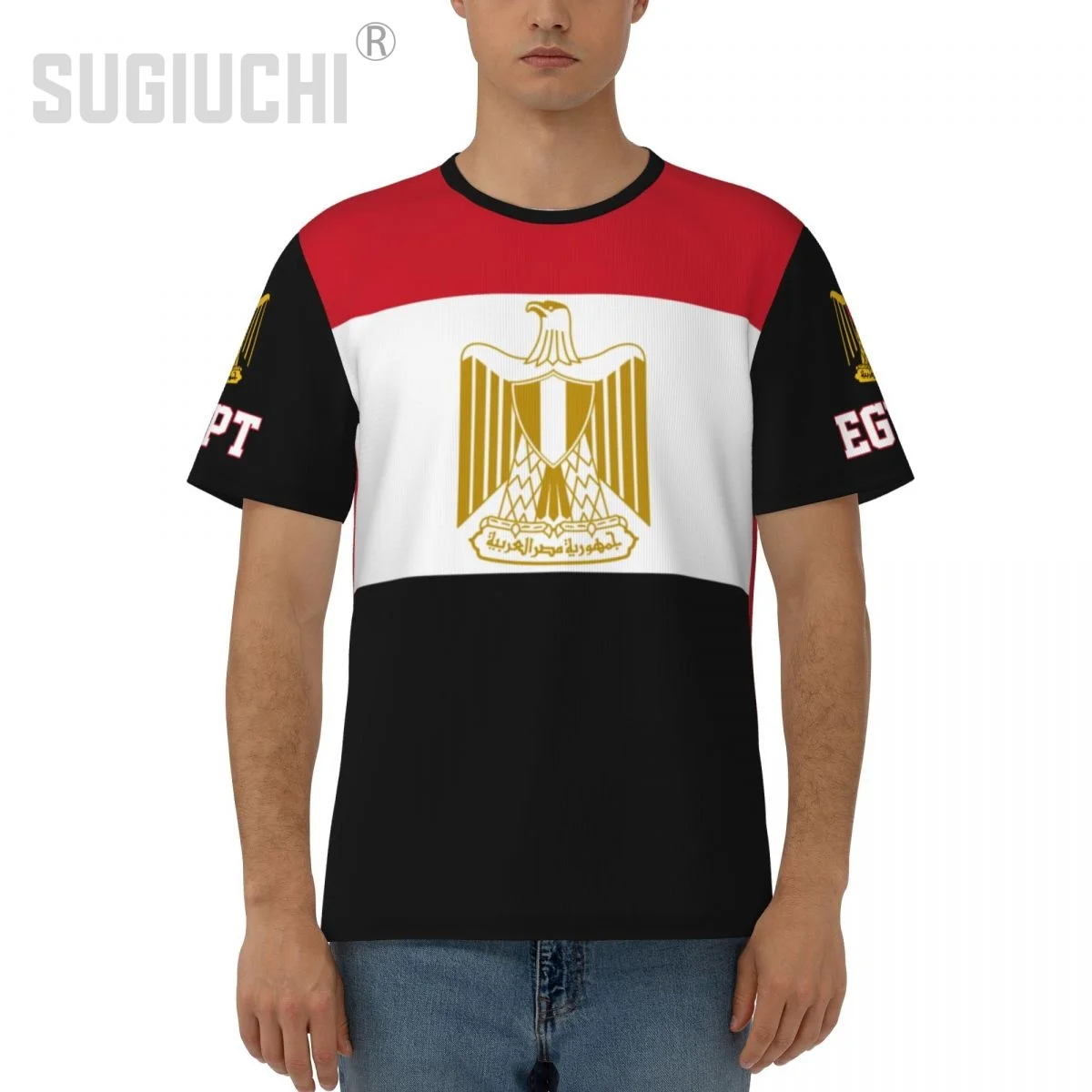 Unisex Nation T-shirt Egypt Flag Egyptian T-shirts jersey For Men Women Soccer Football Fans Gifts Custom clothes tee