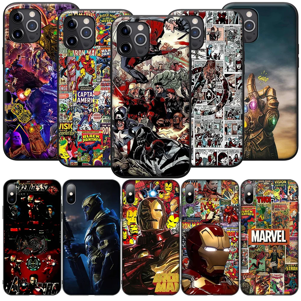 Case for Samsung Galaxy A01 A02 A03 A03S A10 A10S A20S A30 A30S A50 A50S A70 M02 M21 M31 M51 JA20 Avengers Endgame Marvel Thanos