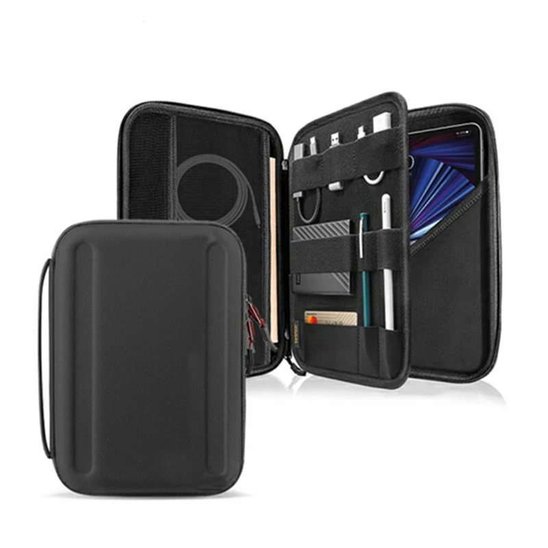 

Сумка для хранения планшета, чехол для iPad Pro 10,9, 12,9 дюймов, Samsung Huawei MatePad, толстый жесткий чехол из ЭВА, противоударная сумка для ноутбука