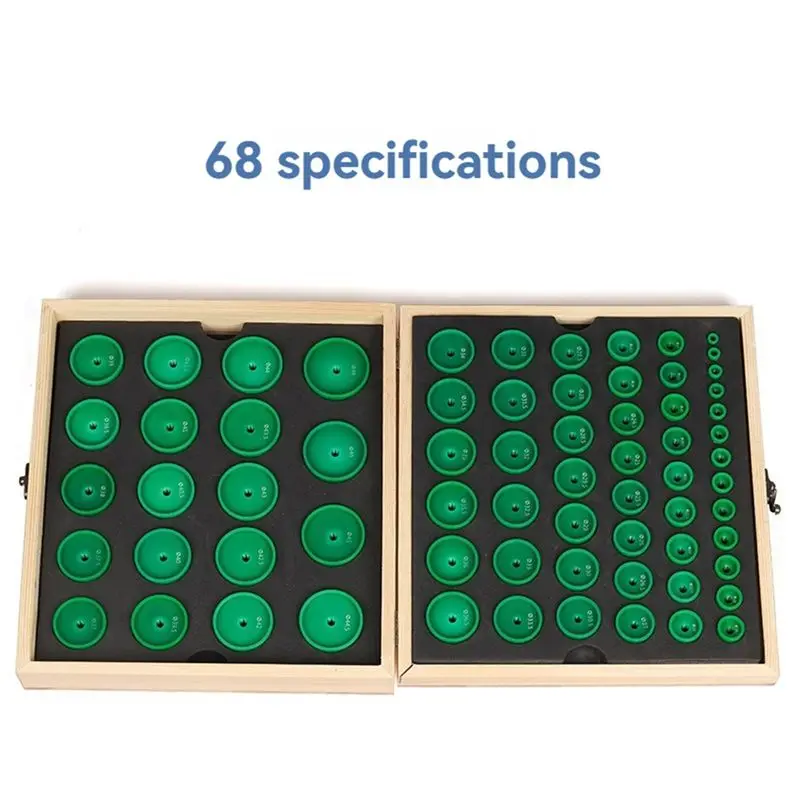 DT39 Watch for Press Dies Set 68PCS Watch Back Pressing Tools for Watchmaker Watch Crystal for Press Dies 8-48mm Watch