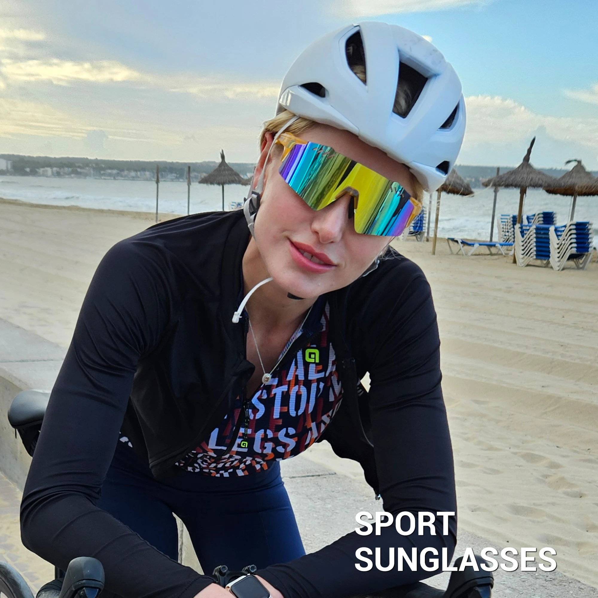 SCVCN Outdoor Riding Sunglasses Fishing Eyewear Men Women Sports Cycling Eyewear UV400 Protection Glasses Hiking Goggles