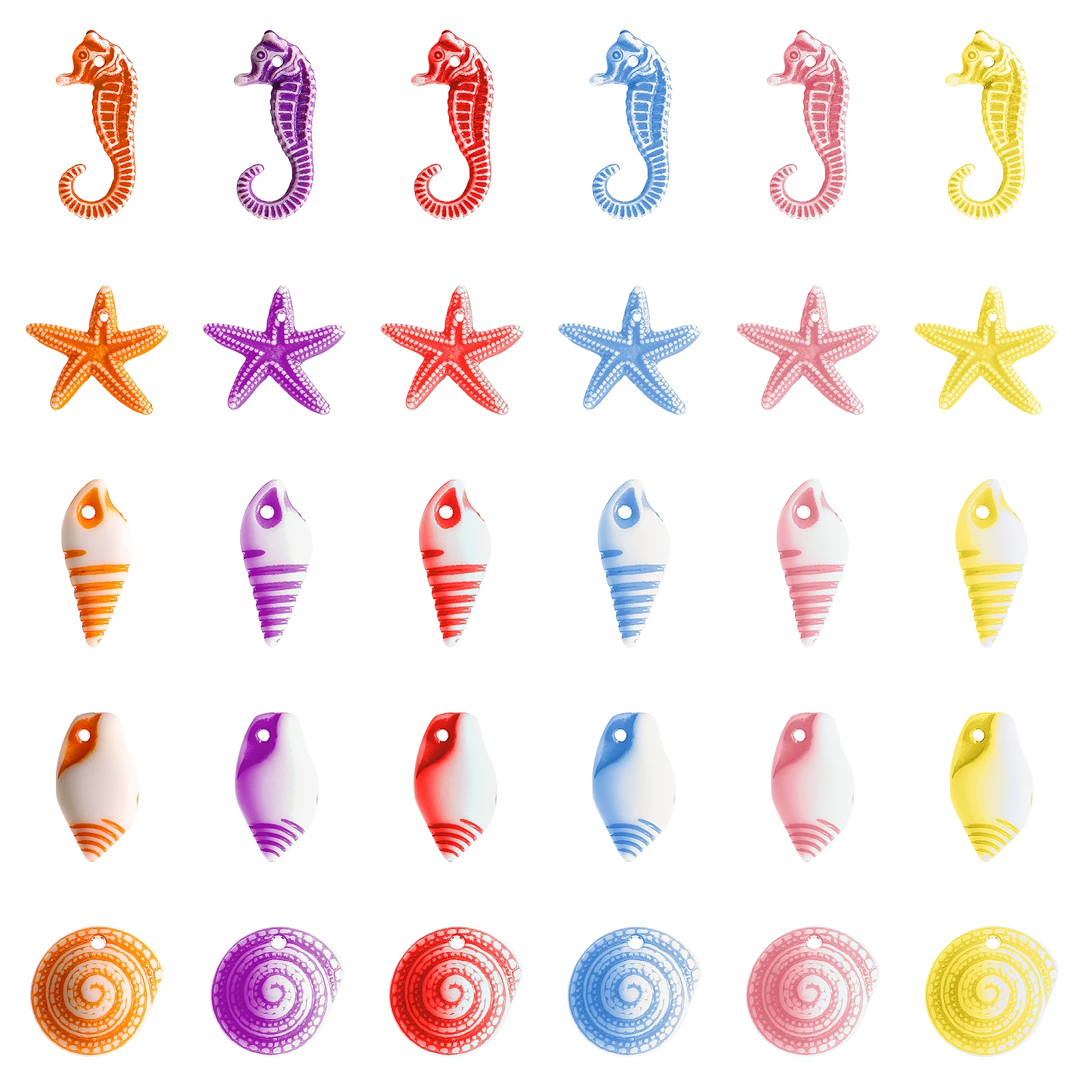 

Marine Ornaments Tiny Animals Figures Mini Crafts Small Ocean Star Decorations
