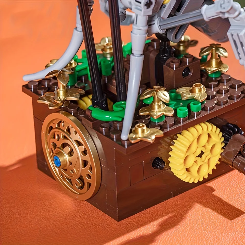 Technic Mechanical Mantis Building Blocks, ABS Material, Animal and Insect Shapes, Cool Desktop Decoration and Display