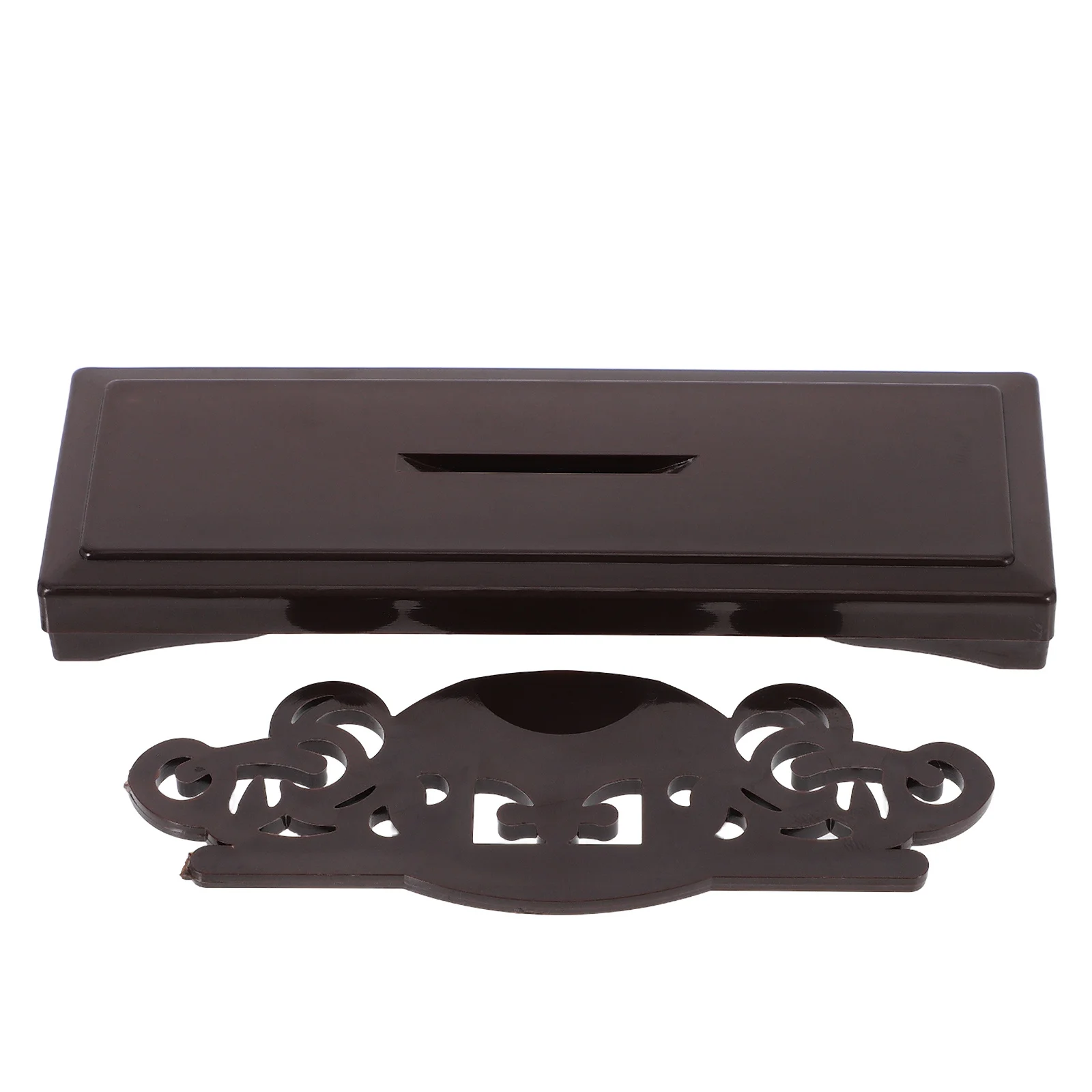 

2Pcs Plastic Folding Fans Holder Handmade Fan Stand Japanese Fan Display Rack Desktop Base Bracket for Home Office Decor