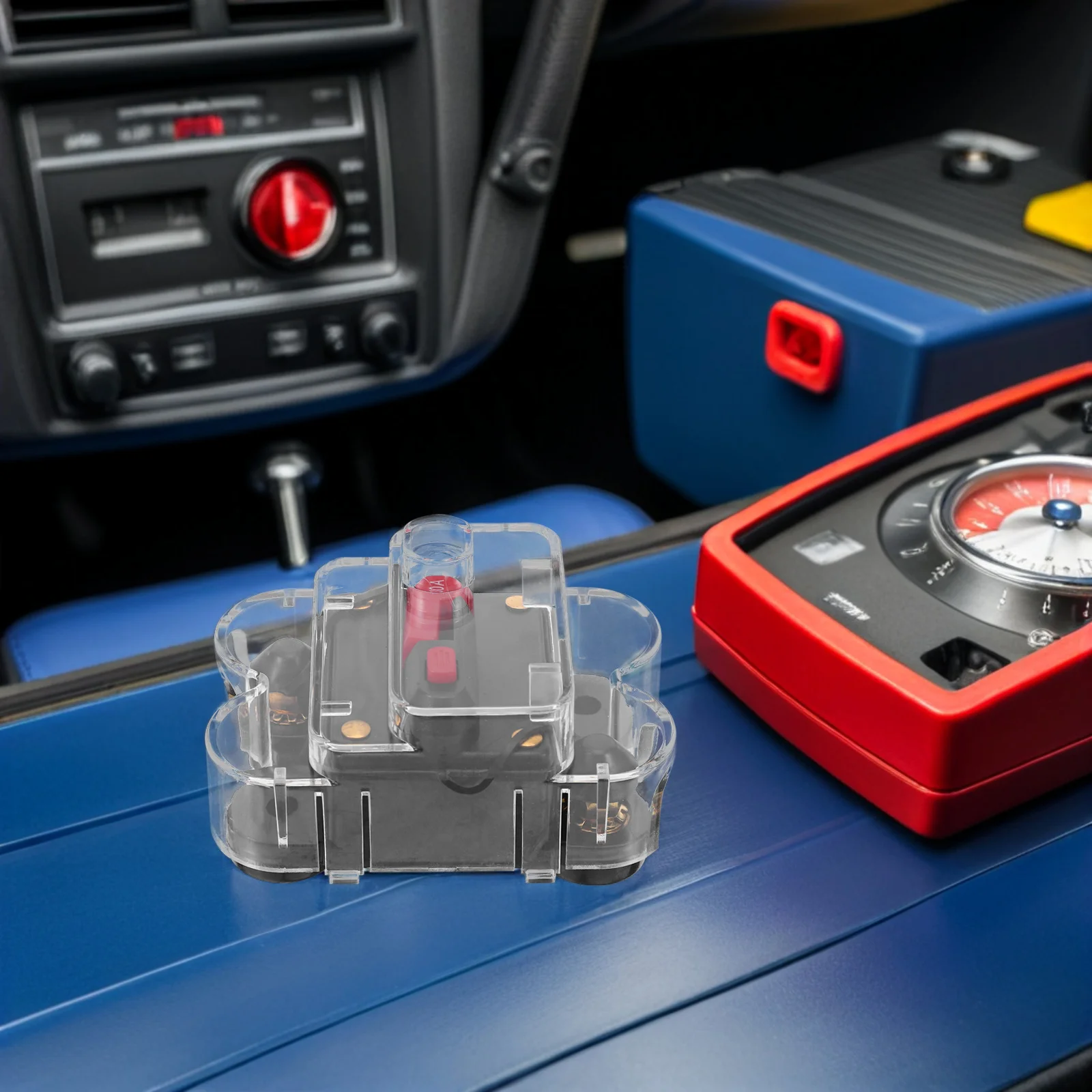 

40A Car Circuit Breaker Automatic Reset Fuse Block Holder For Automotive Rv Marine Boat Stereo Inline Inverter Self Recovery