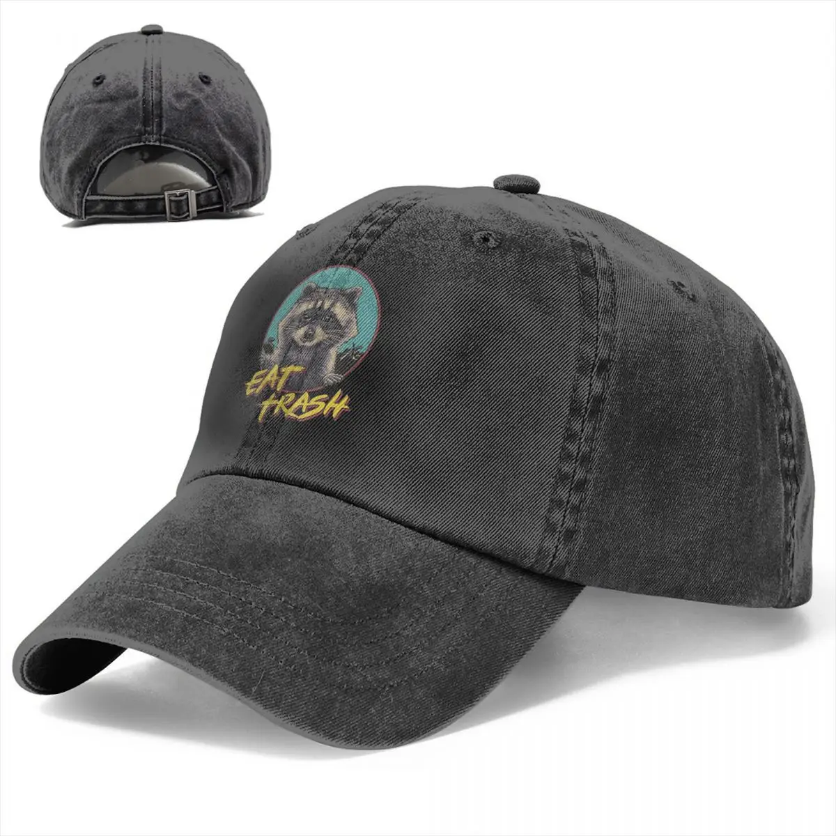 

Trash Panda Eat Trash Baseball Cap Cute Animal Outdoor Sun y2k Retro Hip Hop Hats Women Men Vintage Sun protection Baseball Caps