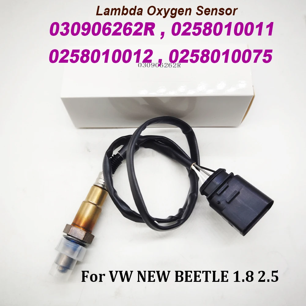 030906262R Oxygen Sensor For VW NEW BEETLE 1.8 2.5 0258010011 0258010012 0258010075 4 Wire Lambda Sensors Probe Air Fuel