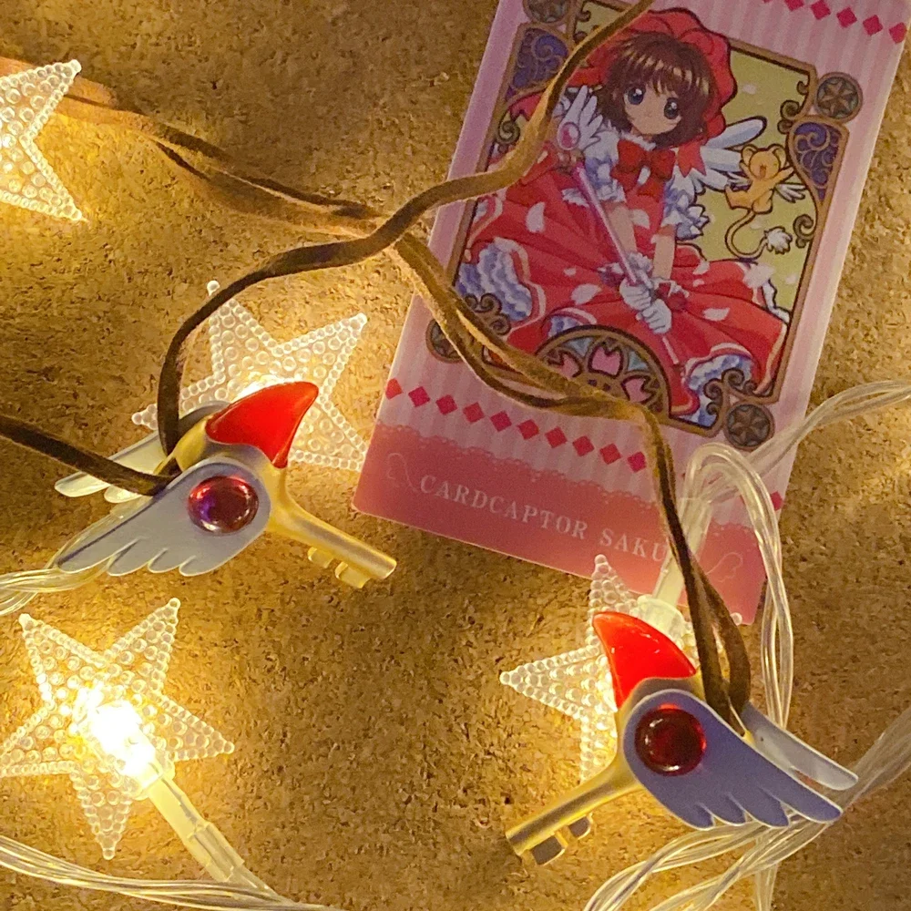 Anime Cardcaptor Sakura Kolo Brand Magic Bird Head Key Necklace for Men and Women Fan Gifts