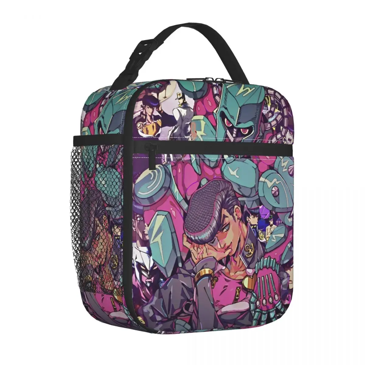 

Josuke Higashikata Insulated Lunch Bag Thermal Bag Reusable Meal Container JoJos Bizarre Adventure Leakproof Lunch Box Food Bag