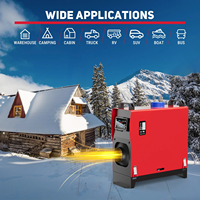 5KW Diesel Air Heater 12V/24V All in One Diesel Air Car Parking Heater w LCD Switch Display Fast Heating for RV Garage Car