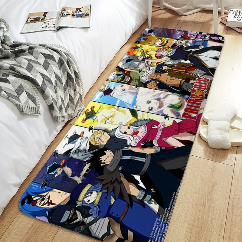 Bedroom Rug Anime Fairy Tail Living Room Non-slip Floor Mat Balcony Carpet for Kitchen Doormat Entrance Door Home Decor Items