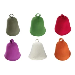 Handmade Premium Merino wool felt sauna hats Men and Women with a Seamless Design