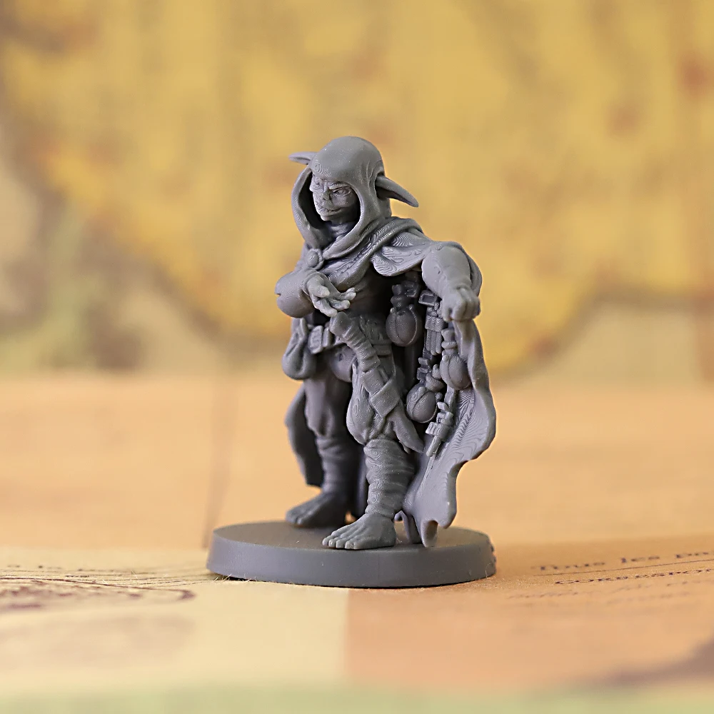 Goblin Alchemist Resin Unpainted Miniature Figure for Tabletop RPG Dungeons Role Playing Wargame
