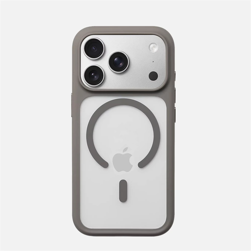 Luxuriöse Transparente Magnetische Schutzhülle für iPhone 18 17 16 Pro Max für Magsafe Kabelloses Laden Stoßfeste Klare Hartschale – Detail 9