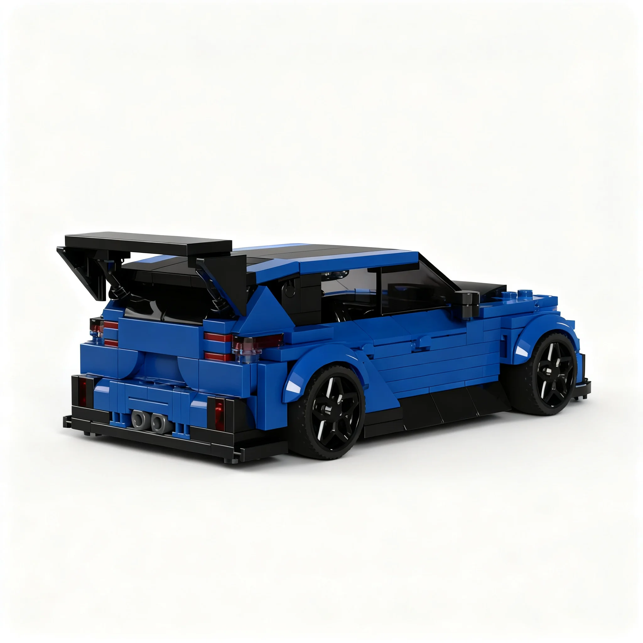 413pcs MOC City Champions Subaru Performance B STI Model Building Blocks Christmas Gifts Birthday Art Assemble DIY Education