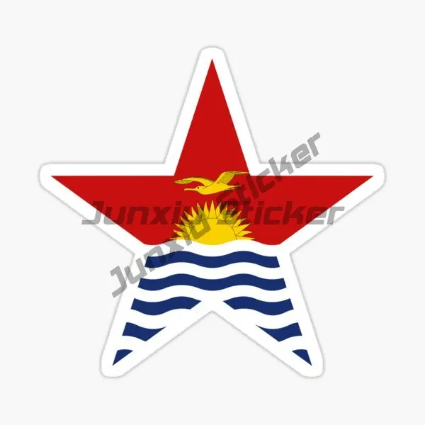 The Republic of KIRIBATI Flag Laptop Computer Host Decal Fashion DIY Decor Accessories