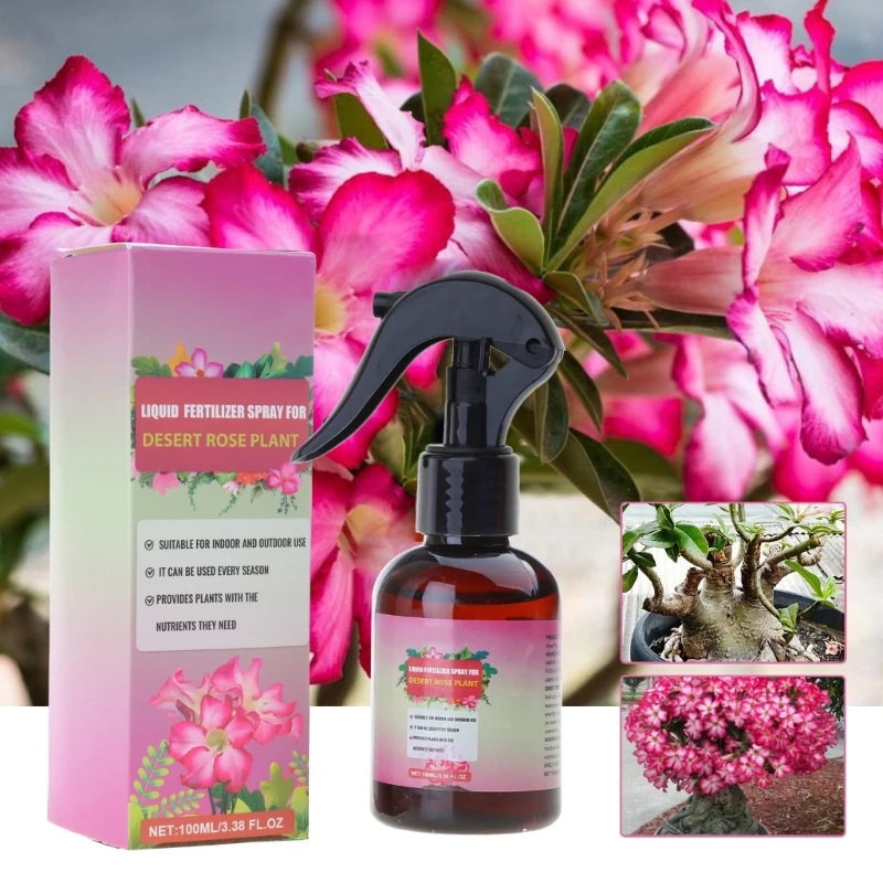 Professional Desert Rose Fertilizers Concentrate for Plant and Flowers Health Growth Blend Gardening Supplies Y5GB